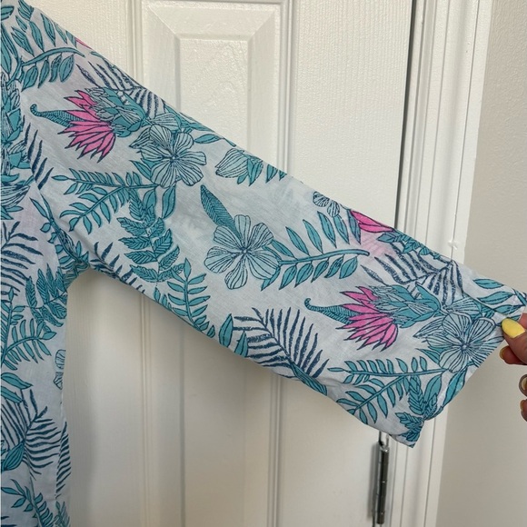 Roberta Roller Rabbit Pattern Cover Up SZ XS - Picture 2 of 7